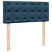 Pat box spring cu saltea, albastru, 120x200 cm, catifea - WALTI WALTI