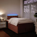 Pat box spring cu saltea, roz, 120x200 cm, catifea - WALTI WALTI