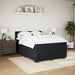 Pat box spring cu saltea, negru, 140x190 cm, catifea - WALTI WALTI