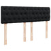 Pat box spring cu saltea, negru, 140x190 cm, catifea - WALTI WALTI