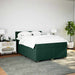 Pat box spring cu saltea, verde închis, 140x190 cm, catifea - WALTI WALTI