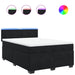 Pat box spring cu saltea, negru, 140x200 cm, catifea - WALTI WALTI