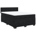 Pat box spring cu saltea, negru, 140x200 cm, catifea - WALTI WALTI