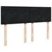 Pat box spring cu saltea, negru, 140x200 cm, catifea - WALTI WALTI
