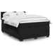 Pat box spring cu saltea, negru, 140x200 cm, catifea - WALTI WALTI