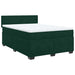 Pat box spring cu saltea, verde închis, 140x200 cm, catifea - WALTI WALTI