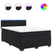 Pat box spring cu saltea, negru, 140x200 cm, catifea - WALTI WALTI