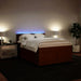 Pat box spring cu saltea, roz, 140x200 cm, catifea - WALTI WALTI