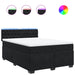Pat box spring cu saltea, negru, 140x200 cm, catifea - WALTI WALTI