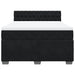 Pat box spring cu saltea, negru, 140x200 cm, catifea - WALTI WALTI