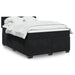 Pat box spring cu saltea, negru, 140x200 cm, catifea - WALTI WALTI