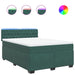 Pat box spring cu saltea, verde închis, 140x200 cm, catifea - WALTI WALTI