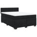 Pat box spring cu saltea, negru, 140x200 cm, catifea - WALTI WALTI