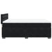 Pat box spring cu saltea, negru, 140x200 cm, catifea - WALTI WALTI