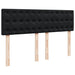 Pat box spring cu saltea, negru, 140x200 cm, catifea - WALTI WALTI