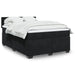 Pat box spring cu saltea, negru, 140x200 cm, catifea - WALTI WALTI