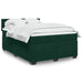 Pat box spring cu saltea, verde închis, 140x200 cm, catifea - WALTI WALTI