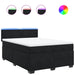 Pat box spring cu saltea, negru, 160x200 cm, catifea - WALTI WALTI