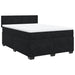 Pat box spring cu saltea, negru, 160x200 cm, catifea - WALTI WALTI