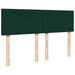 Pat box spring cu saltea, verde închis, 160x200 cm, catifea - WALTI WALTI