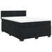 Pat box spring cu saltea, negru, 160x200 cm, catifea - WALTI WALTI