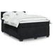 Pat box spring cu saltea, negru, 160x200 cm, catifea - WALTI WALTI