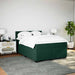 Pat box spring cu saltea, verde închis, 160x200 cm, catifea - WALTI WALTI