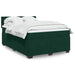 Pat box spring cu saltea, verde închis, 160x200 cm, catifea - WALTI WALTI