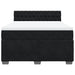 Pat box spring cu saltea, negru, 160x200 cm, catifea - WALTI WALTI