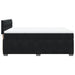 Pat box spring cu saltea, negru, 160x200 cm, catifea - WALTI WALTI