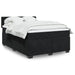Pat box spring cu saltea, negru, 160x200 cm, catifea - WALTI WALTI