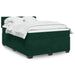 Pat box spring cu saltea, verde închis, 160x200 cm, catifea - WALTI WALTI