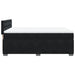 Pat box spring cu saltea, negru, 160x200 cm, catifea - WALTI WALTI