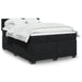 Pat box spring cu saltea, negru, 160x200 cm, catifea - WALTI WALTI