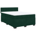 Pat box spring cu saltea, verde închis, 160x200 cm, catifea - WALTI WALTI