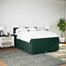 Pat box spring cu saltea, verde închis, 160x200 cm, catifea - WALTI WALTI