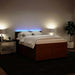 Pat box spring cu saltea, roz, 160x200 cm, catifea - WALTI WALTI