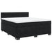 Pat box spring cu saltea, negru, 180x200 cm, catifea - WALTI WALTI