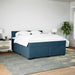 Pat box spring cu saltea, albastru, 180x200 cm, catifea - WALTI WALTI