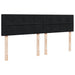 Pat box spring cu saltea, negru, 180x200 cm, catifea - WALTI WALTI