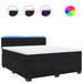 Pat box spring cu saltea, negru, 180x200 cm, catifea - WALTI WALTI