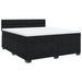 Pat box spring cu saltea, negru, 180x200 cm, catifea - WALTI WALTI