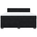 Pat box spring cu saltea, negru, 180x200 cm, catifea - WALTI WALTI