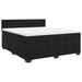 Pat box spring cu saltea, negru, 180x200 cm, catifea - WALTI WALTI