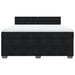 Pat box spring cu saltea, negru, 180x200 cm, catifea - WALTI WALTI