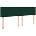 Pat box spring cu saltea, verde închis, 200x200 cm, catifea - WALTI WALTI