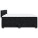 Pat box spring cu saltea, negru, 200x200 cm, catifea - WALTI WALTI
