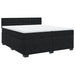Pat box spring cu saltea, negru, 200x200 cm, catifea - WALTI WALTI