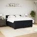 Pat box spring cu saltea, negru, 200x200 cm, catifea - WALTI WALTI