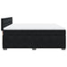 Pat box spring cu saltea, negru, 200x200 cm, catifea - WALTI WALTI